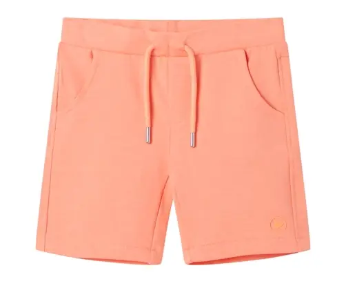 Bērnu Šorti Ar Savelkamu Aukliņu, Neona Oranži, 128