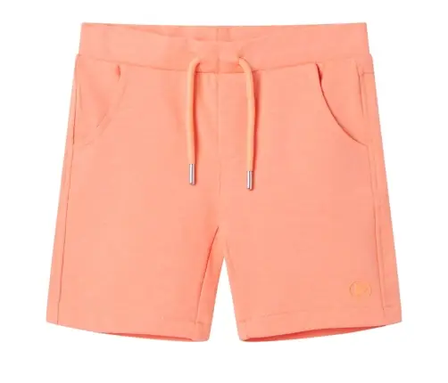 Bērnu Šorti Ar Savelkamu Aukliņu, Neona Oranži, 140