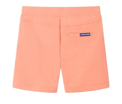 Bērnu Šorti Ar Savelkamu Aukliņu, Neona Oranži, 140