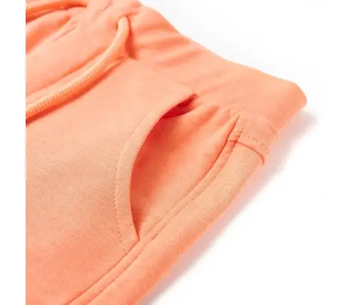 Bērnu Šorti Ar Savelkamu Aukliņu, Neona Oranži, 140