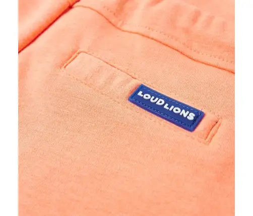 Bērnu Šorti Ar Savelkamu Aukliņu, Neona Oranži, 140