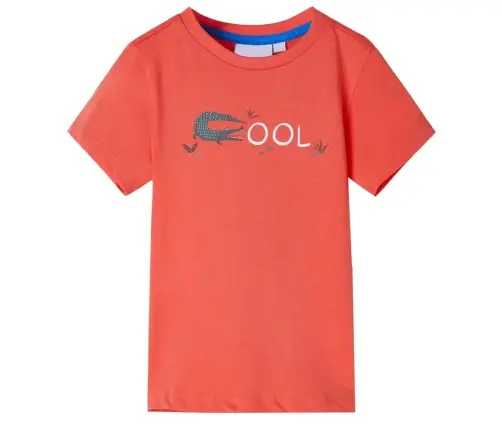 Lühikeste Varrukatega Laste T-Särk, Helepunane, 116