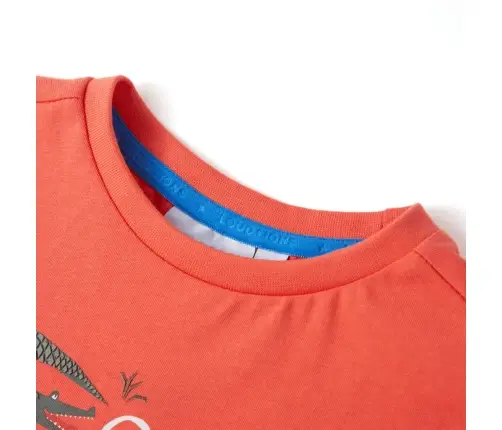 Lühikeste Varrukatega Laste T-Särk, Helepunane, 116