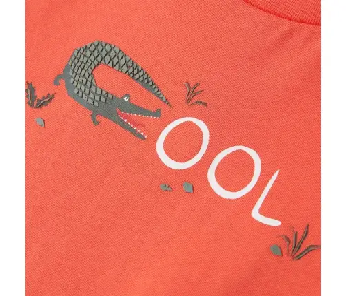 Bērnu Krekls Ar Īsām Piedurknēm, Gaiši Sarkans, 140