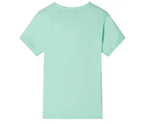 Bērnu Krekls Ar Īsām Piedurknēm, Gaiši Zaļš, 128