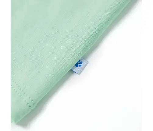 Bērnu Krekls Ar Īsām Piedurknēm, Gaiši Zaļš, 128