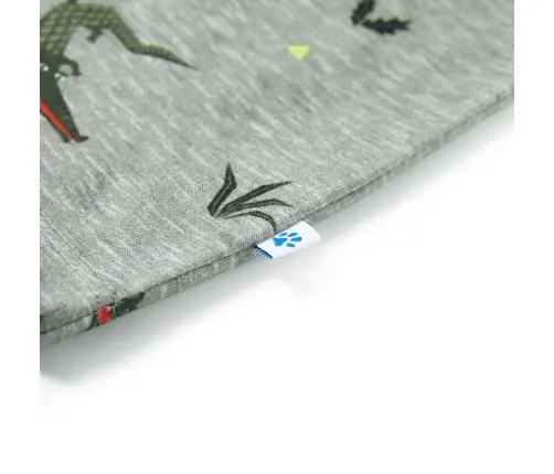 Laste T-Särk, Hele Khaki Melange, 140