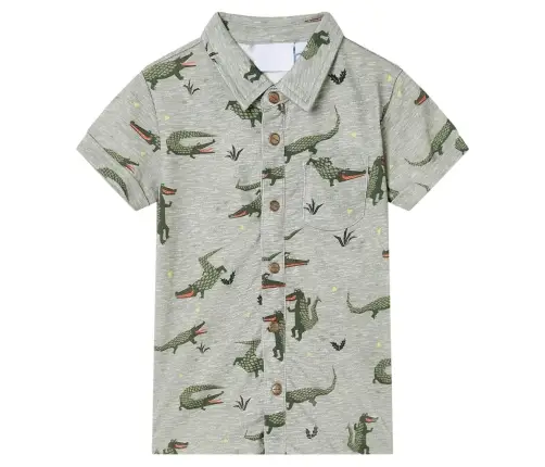 Vaikiški Marškiniai, Šviesios Chaki Spalvos Mišinys, 104 Dydžio