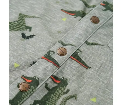 Vaikiški Marškiniai, Šviesios Chaki Spalvos Mišinys, 104 Dydžio