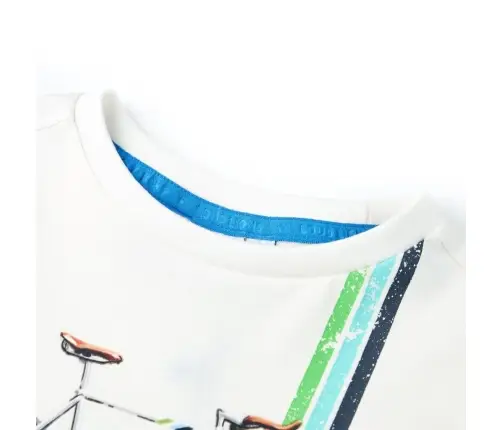 Bērnu Krekls Ar Īsām Piedurknēm, Krēmīgi Iedzeltens, 116