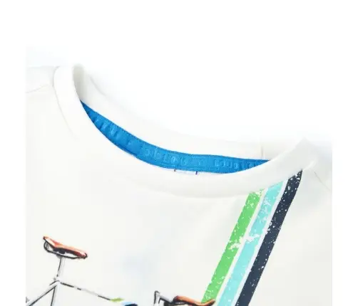 Bērnu Krekls Ar Īsām Piedurknēm, Krēmīgi Iedzeltens, 128