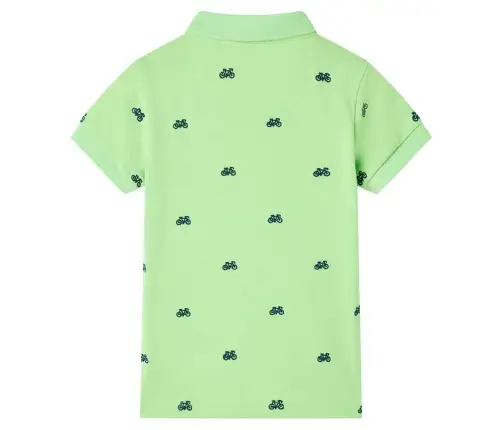Bērnu Polo Krekls, Neona Zaļš, 140