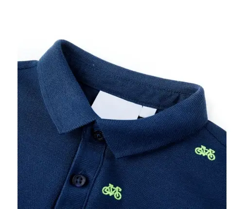 Bērnu Polo Krekls, Tumši Zils, 128