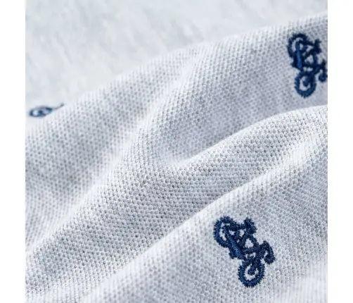 Bērnu Polo Krekls, Raibi Pelēks, 128