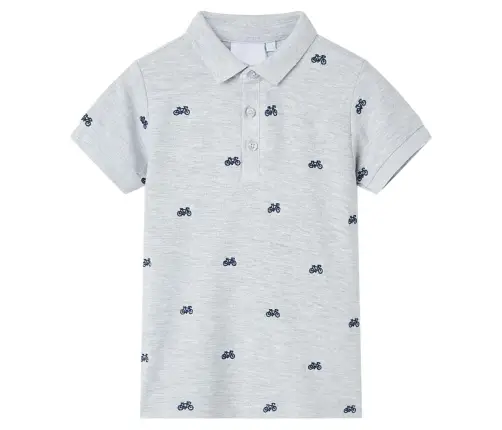 Vaikiški Polo Marškinėliai, Pilkos Spalvos Mišinys, 140 Dydžio