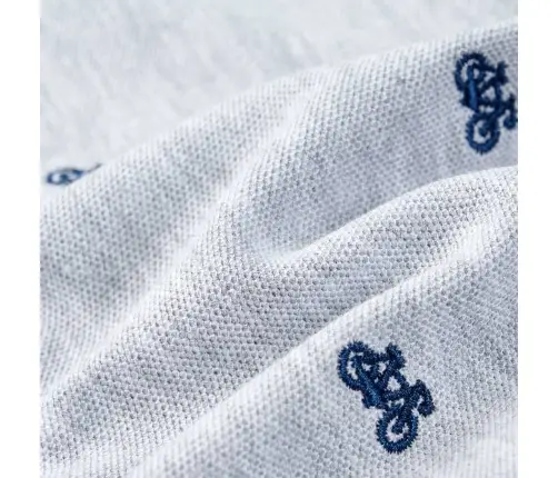 Vaikiški Polo Marškinėliai, Pilkos Spalvos Mišinys, 140 Dydžio