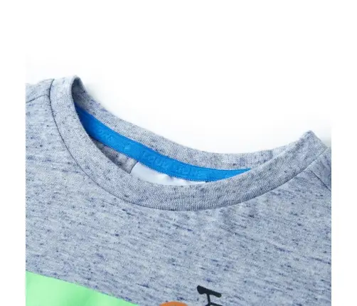 Bērnu T-Krekls Ar Īsām Piedurknēm, Raibi Zils, 128