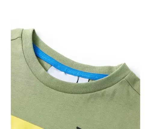 Laste T-Särk, Lühikeste Varrukatega, Hele Khaki, 104