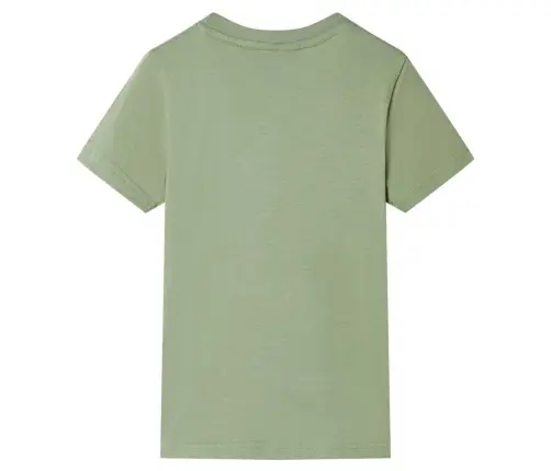 Vaikiški Marškinėliai Trumpomis Rankovėmis, Šviesūs Chaki, 140 Dydžio