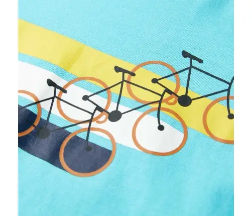 Vaikiški Marškinėliai Trumpomis Rankovėmis, Mėlyni, 92 Dydžio