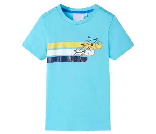 Lühikeste Varrukatega Laste T-Särk, Sinine, 128