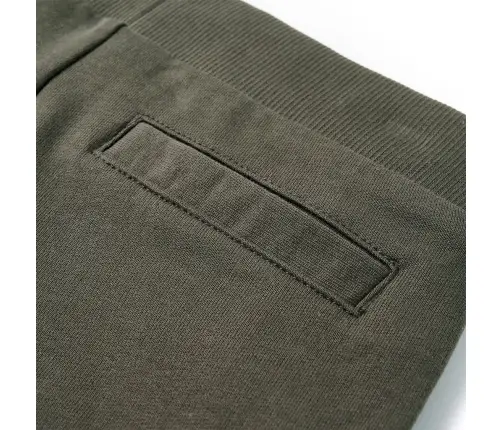 Bērnu Šorti Ar Aukliņu, Tumšs Haki, 140