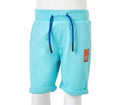 Laste Lühikesed Püksid Pingutusnööriga, Veesinine, 140