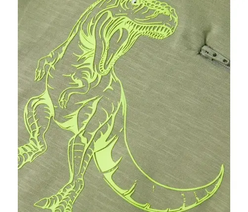 Vaikiški Marškinėliai Trumpomis Rankovėmis, Šviesūs Chaki, 116 Dydžio