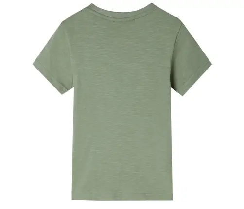 Laste T-Särk, Lühikeste Varrukatega, Hele Khaki, 128