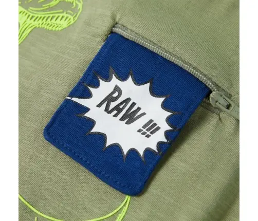 Laste T-Särk, Lühikeste Varrukatega, Hele Khaki, 128