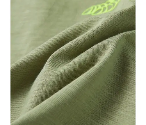 Laste T-Särk, Lühikeste Varrukatega, Hele Khaki, 128