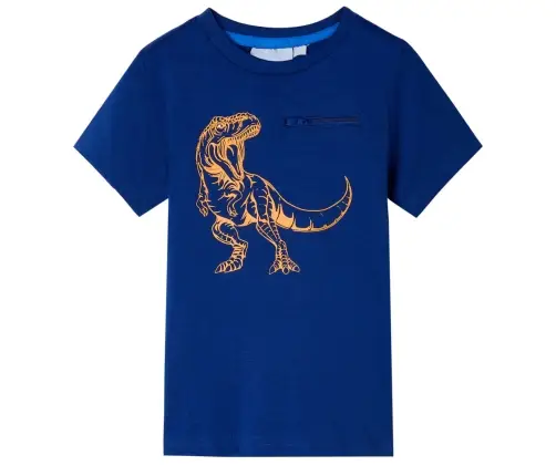 Bērnu T-Krekls Ar Īsām Piedurknēm, Tumši Zils, 104