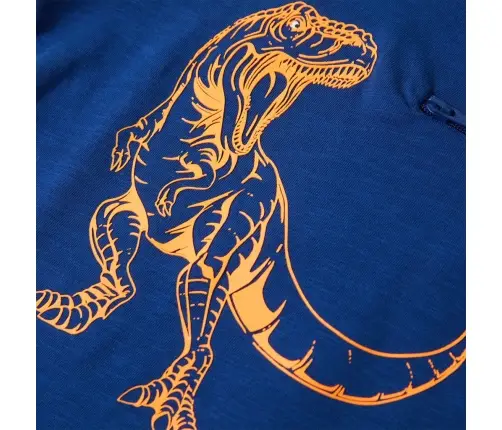 Vaikiški Marškinėliai Trumpomis Rankovėmis, Tamsūs Mėlyni, 140 Dydžio