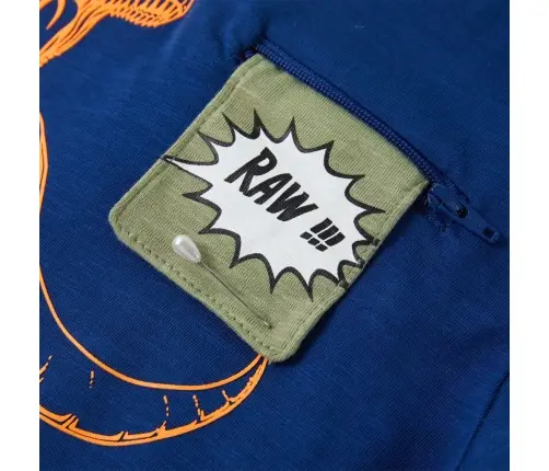 Vaikiški Marškinėliai Trumpomis Rankovėmis, Tamsūs Mėlyni, 140 Dydžio