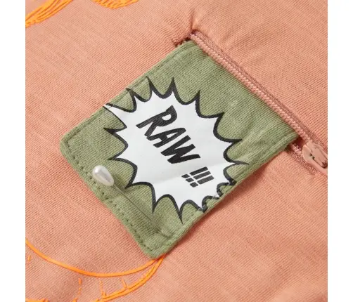 Bērnu Krekls Ar Īsām Piedurknēm, Gaišs Oranžs, 128