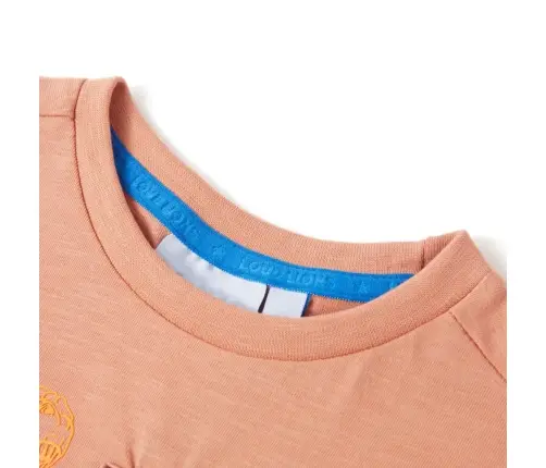 Bērnu Krekls Ar Īsām Piedurknēm, Gaišs Oranžs, 140