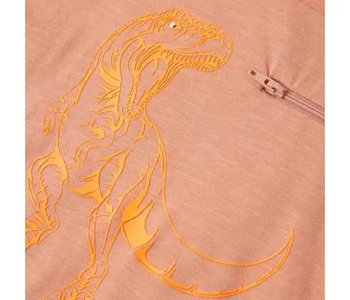 Bērnu Krekls Ar Īsām Piedurknēm, Gaišs Oranžs, 140