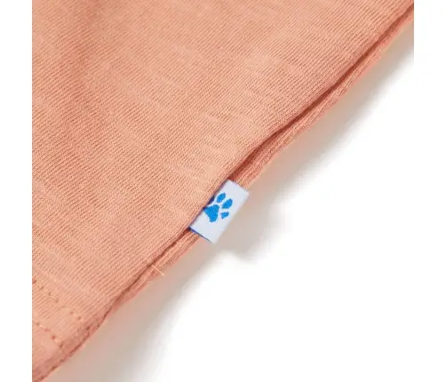 Bērnu Krekls Ar Īsām Piedurknēm, Gaišs Oranžs, 140