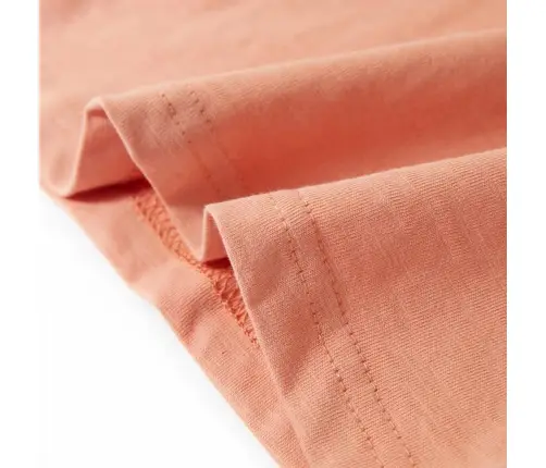 Bērnu Krekls Ar Īsām Piedurknēm, Gaišs Oranžs, 140