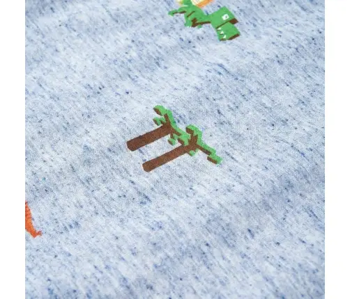 Bērnu T-Krekls, Raibi Zils, 116