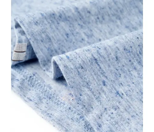 Bērnu T-Krekls, Raibi Zils, 116