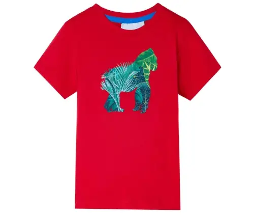 Bērnu T-Krekls, Sarkans, 92