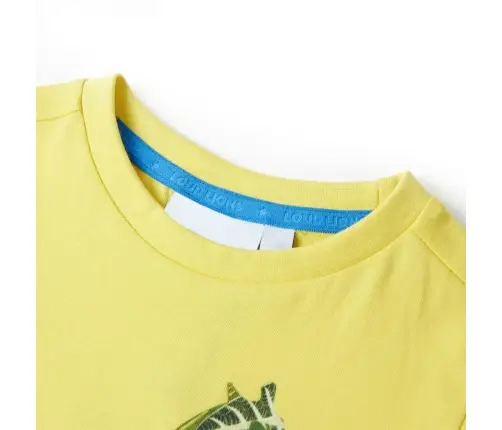 Vaikiški Marškinėliai, Geltonos Spalvos, 116 Dydžio