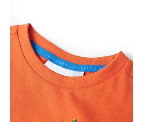 Vaikiški Marškinėliai, Ryškiai Oranžinės Spalvos, 92 Dydžio