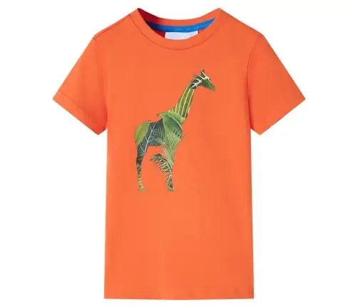 Bērnu T-Krekls, Koši Oranžs, 104