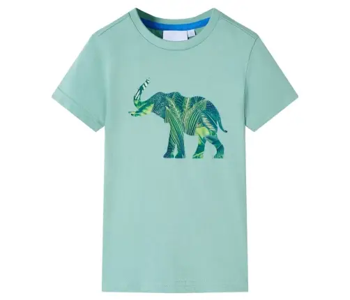 Laste T-Särk, Hele Khaki, 116