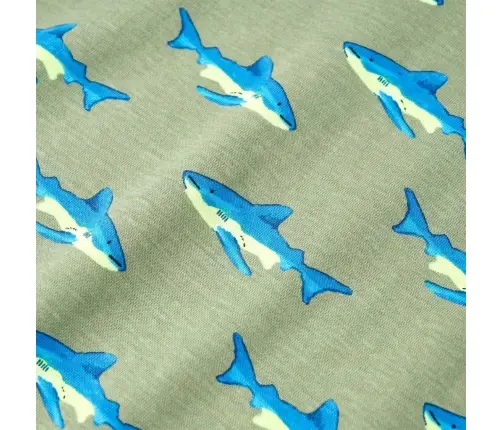 Laste T-Särk, Hele Khaki, 104