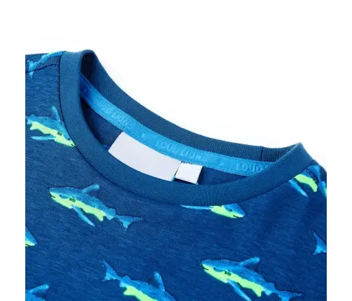 Bērnu T-Krekls, Tumši Zils, 128