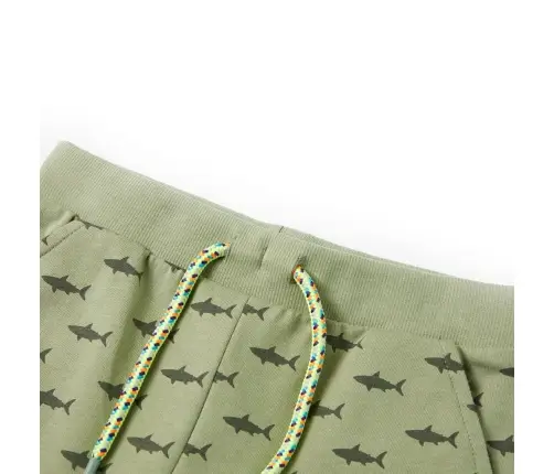 Bērnu Šorti Ar Aukliņu, Gaiša Haki, 116