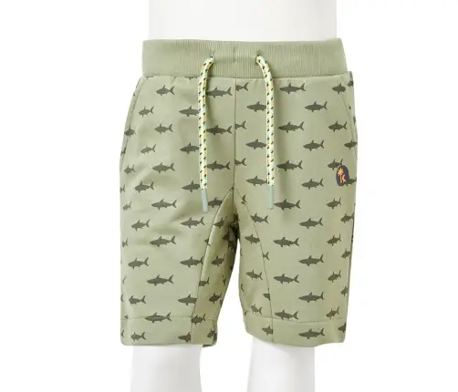 Bērnu Šorti Ar Aukliņu, Gaiša Haki, 116